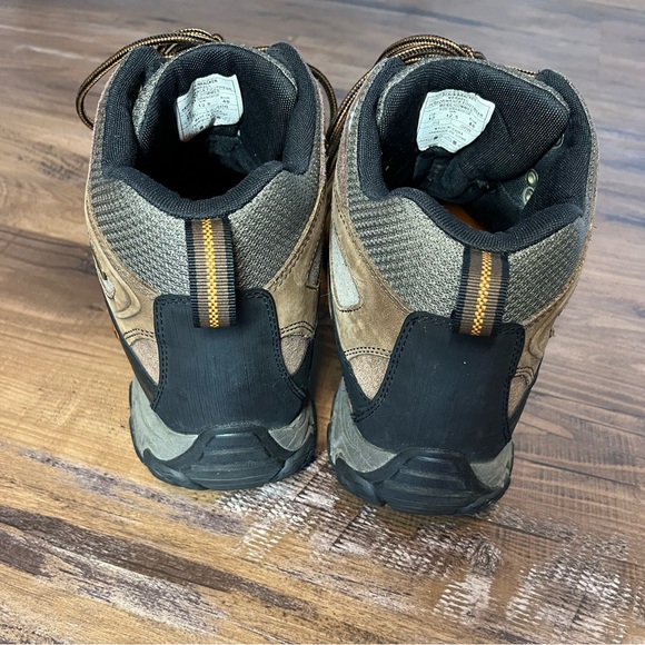 Merrell Men’s 13 Hiking Boots Black Bracken Brown Lace Up Shoes Moab - Picture 6 of 10